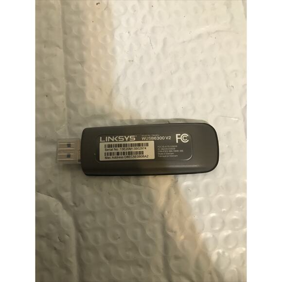 Linksys WUSB6300 Dual-Band AC1200 Wireless USB 3.0 WIFI Adapter -MFR refurbished - Picture 3 of 9